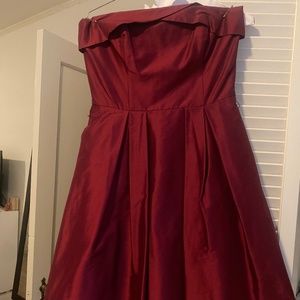 White House Black Market Cranberry Cocktail Dress